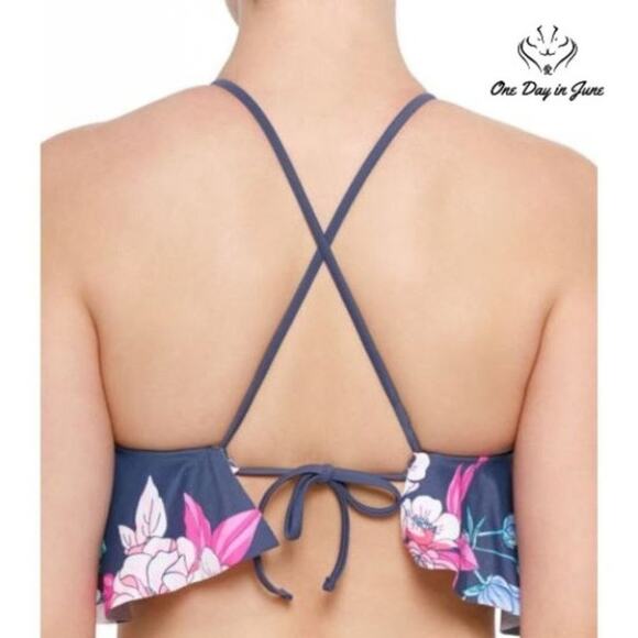 Arizona Jean Co. Juniors Halter Bikini Top Size XXL - Picture 2 of 2